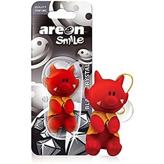 AREON auto gaisa atsvaidzinātājs Smile toy -Black Crystal