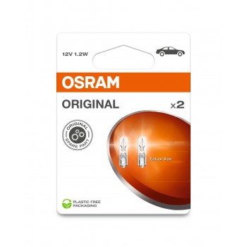 1.2W 12V BLISTER STANDARTLAMPA 2gb. OSRAM