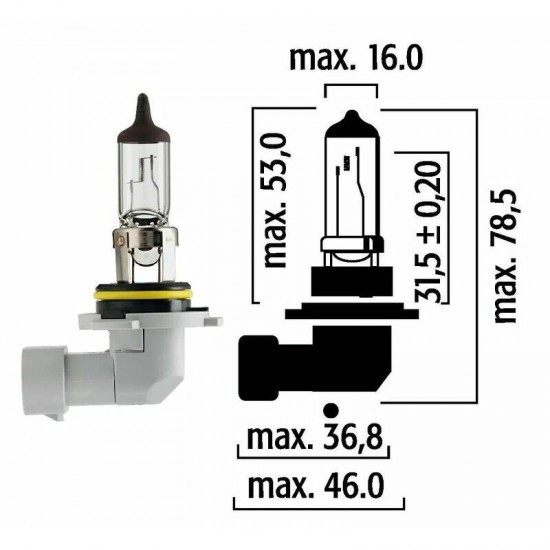 Autolampa HB4 12V 51W P22d