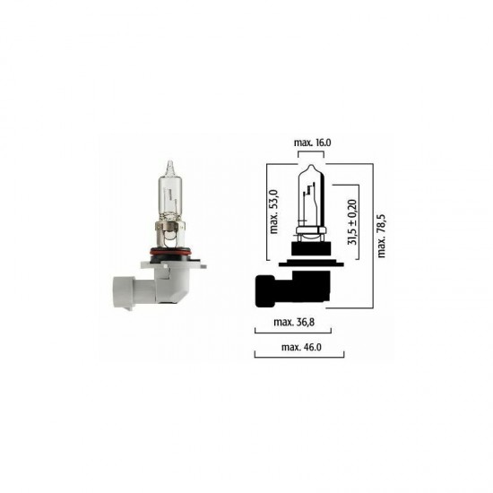 Autolampa HB3 12V 60W P20d