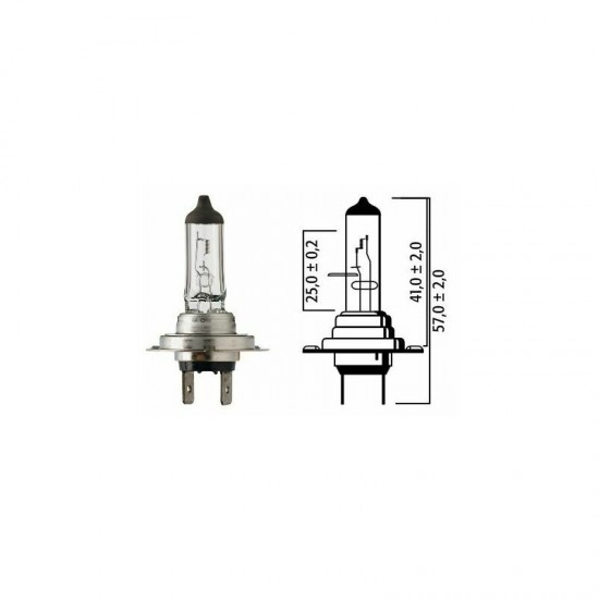 Autolampa H7 12V 55W PX26d