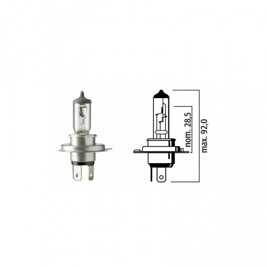 Autolampa H4 12V 60/55W P43t