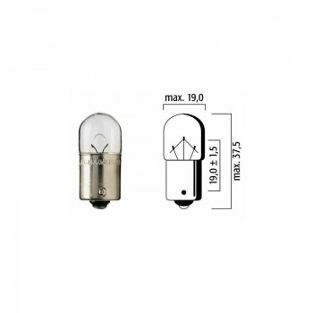 Autolampa 12V 10W BA15s