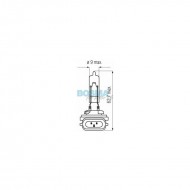 Autolampa 12,8V 37,5 W PGJ13