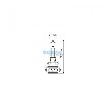 Autolampa 12,8V 37,5 W PGJ13