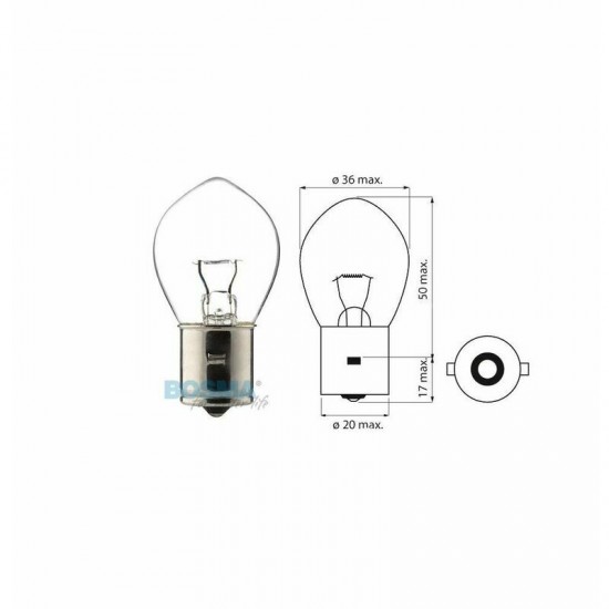 Autolampa 12V 35W BA20s