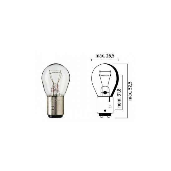 Autolampa 24V 21/5W BAY15d