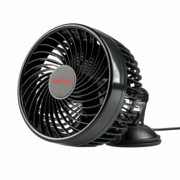 Ventilators 12V, 6", ar piesūcekni, Amio