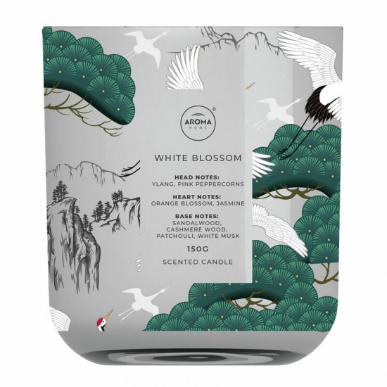 Aroma aromātiskā svece WILD, White Blossom 150g.