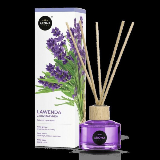 Aroma Home kociņi 50ml Basic, Lavander with Rosemary