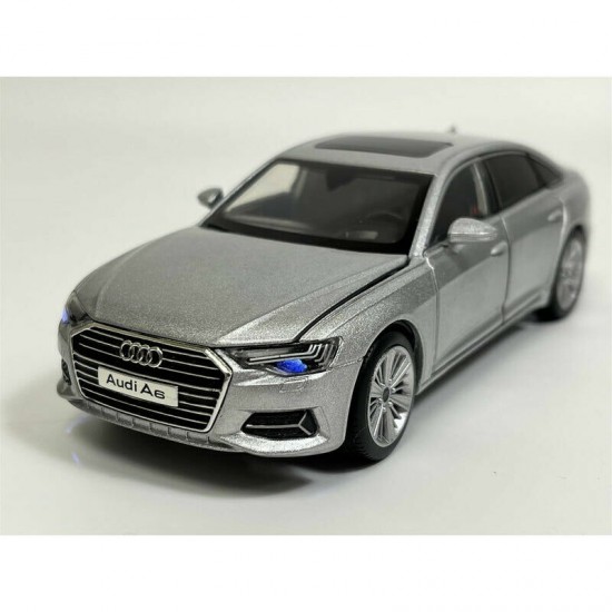 Modelīši - Audi A6, sudraba, 1:32, Tayumo