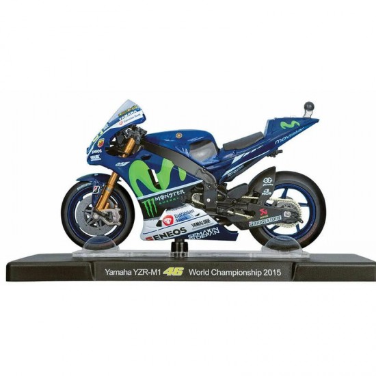 Modelīši - Motocikls Yamaha YZR-M1 #46, 2015, 1:18