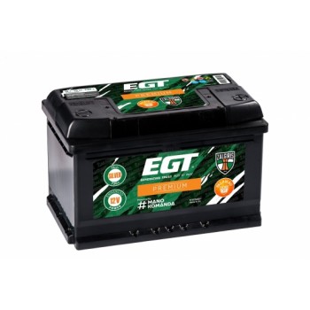 EGT akumulators egt premium, 75ah, 750a, 275x175x175mm