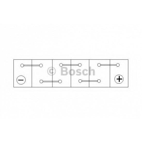 BOSCH startera akumulatoru baterija, bosch, 45ah 330a, 238x129x227