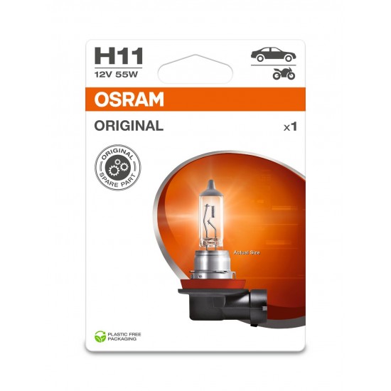 H11 55W 12V HALOGĒNLAMPA OSRAM