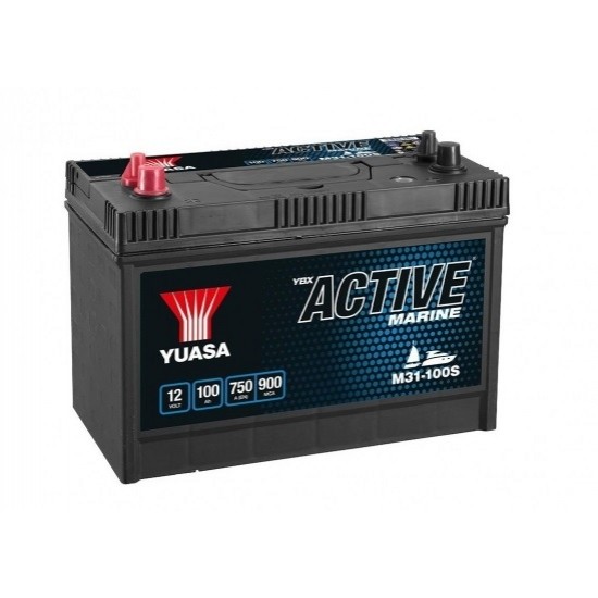 YUASA akumuliatorius yuasa 12v 100ah 750a m31-efb