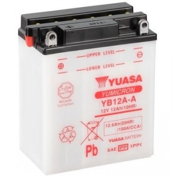 YUASA akumulatoru baterija yuasa, 12.6 ah, 12v, 134x80x160 mm