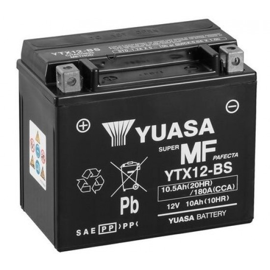 YUASA akumulatoru baterija, 10ah/180 12v l+, 150x87x130