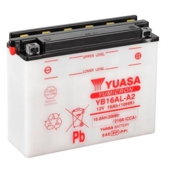 YUASA akumulatoru baterija yuasa, 16.8 ah, 12v, 207x71.5x164 mm