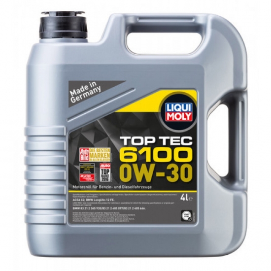 LIQUI MOLY motoreļļa liqui moly 0w30 top tec 6100 4l