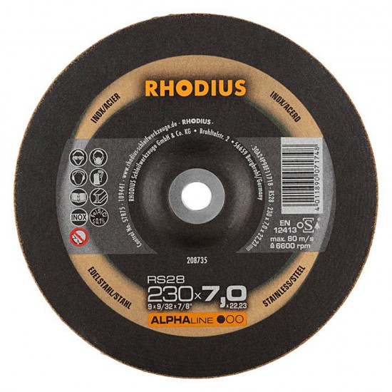 Slīpēšanas disks„RHODIUS