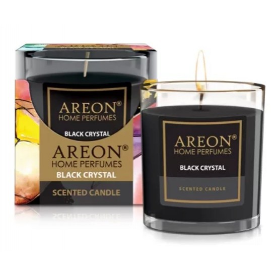 AREON aromātiskā svece Black crystal