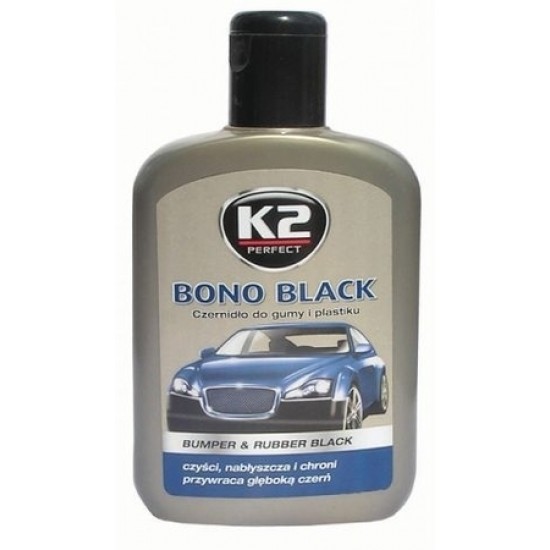 K2 krāsas atjaunotājs bamperiem, melns, k2 bono black, 200 ml.