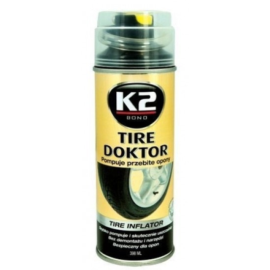 K2 riepu remonta līdzeklis, k2 tire doctor, 400 ml.