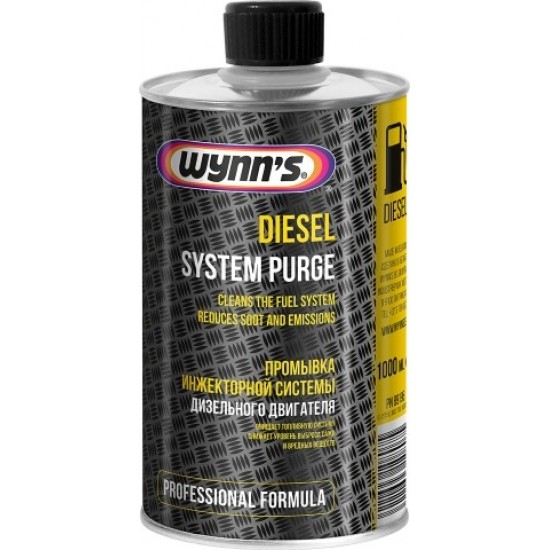 WYNNS wynn's pro dīzeļdegvielas sistēmas tīrītājs disel system purge, 1l