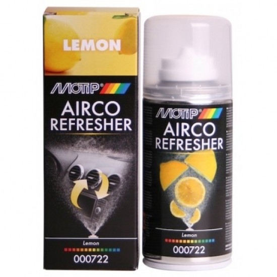 MOTIP auto kondicionieru atsvaidzinātājs, citrons, motip airco refresher lemon, 150 ml