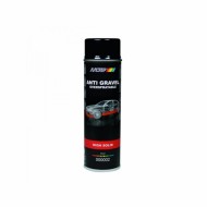 MOTIP akmens šķembu remonta aerosols, motip sprayable stone chip spray black high solid