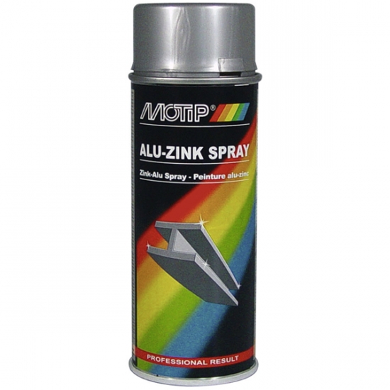 MOTIP cinka + alumīnija aerosols, motip alu-zink spray, 400 ml