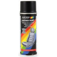 MOTIP ādas krāsa, melna, motip leather spray black, 200 ml