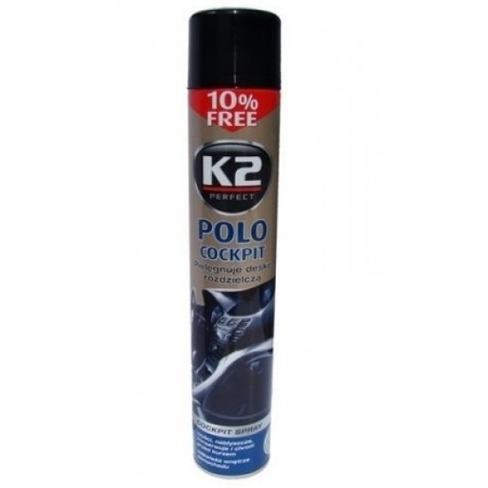 K2 paneļa pulējamais aerosols, k2 cockpit, 750ml (persiks)