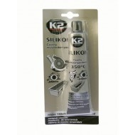 K2 melns hermētiķis , k2 silicone black, 85gr