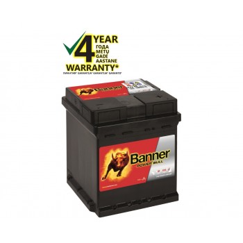 BANNER POWER BULL Ca/Ca akum. 12V, 42Ah, 390En 175x175x190mm