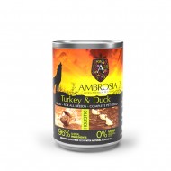 Ambrosia Grain Free Wet Food Turkey & Duck Adult All Breeds 400g