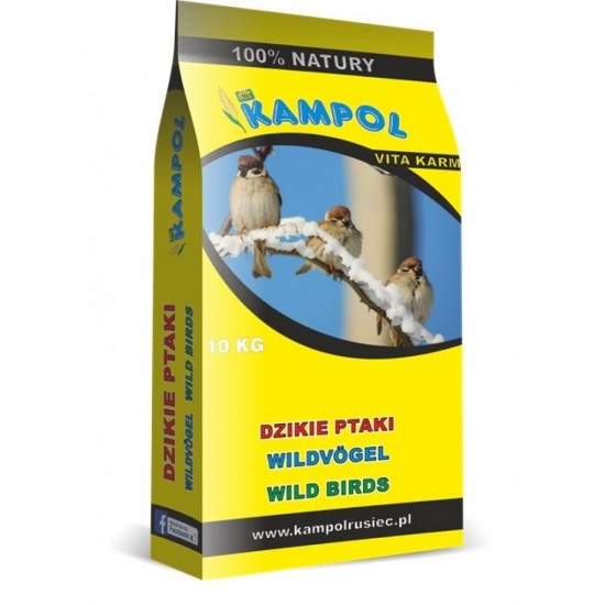 Kampol Wild bird food mix - Putniem sēklu maisījums 10kg