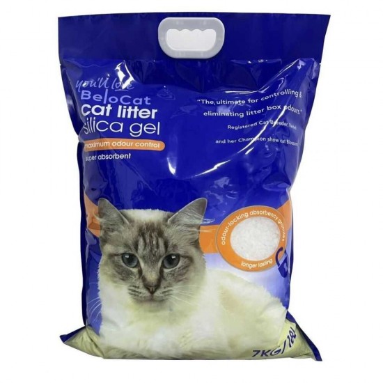 Honey Cat Litter silica gel 18 L - silikona smiltis kaķu tualetei