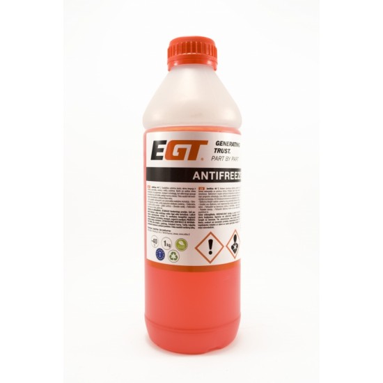 EGT antifrīzs, sarkans, 1l