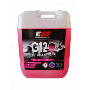 EGT antifrīzs egt, g12 uv-38*c, 20l, sarkans