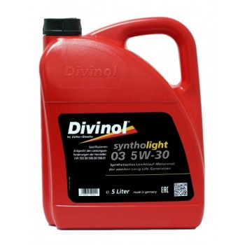 DIVINOL Syntholight 03 5W30 Sintētiskā eļļa, 5L