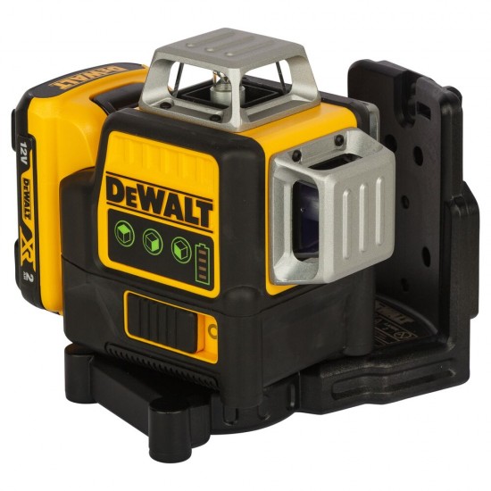 Lāzera nivelieris DeWalt DCE089D1G, zaļš