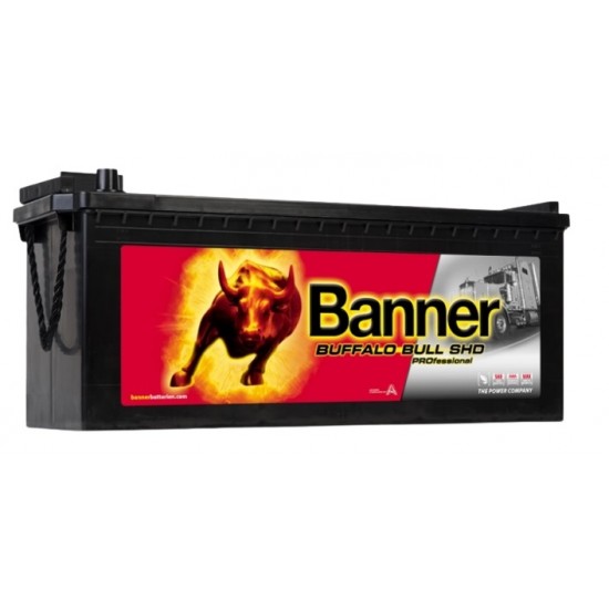 BANNER BUFFALO BULL SHD PRO akum. 12V, 225Ah, 1150En 517x273x212/240mm