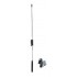 ALBURNUS automobiļa antenas uzgalis, ar atsperi, melns, 50 cm