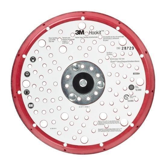 Multihole back-up pad 150mm 5/16