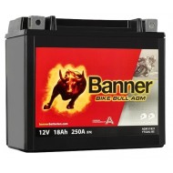 Banner 18Ah Bike Bull GEL 12V 250A 175x87x155mm