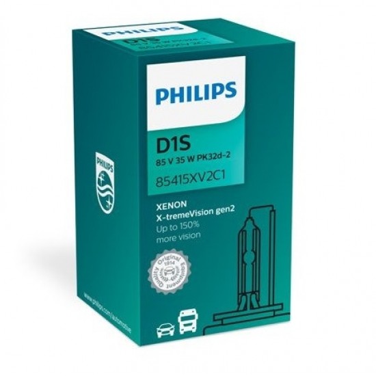 PHILIPS spuldze philips d1s 85v 35w pk32d-2 x-tremevision +150%