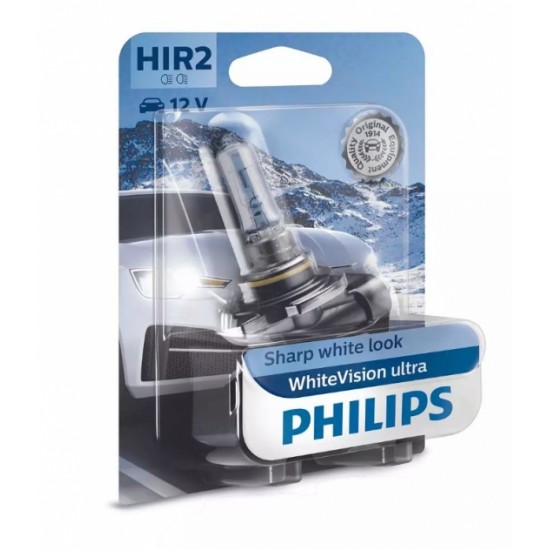 PHILIPS lemputė philips hir2 12v 55w px22d whitevision ultra