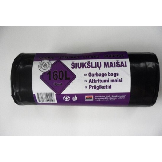 Atkritumu maiss 160L / 10 gab;